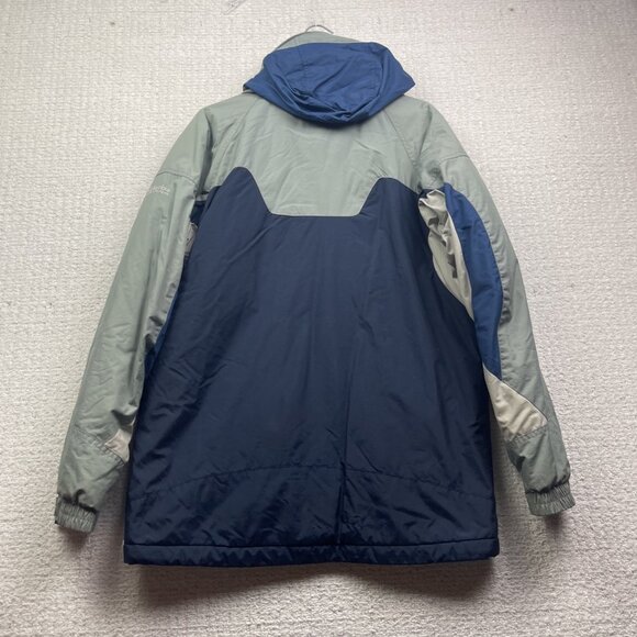VTG Columbia Sportswear Blue Jacket Mens S Ski Winter Zipped Pockets Outdoor - Picture 12 of 16